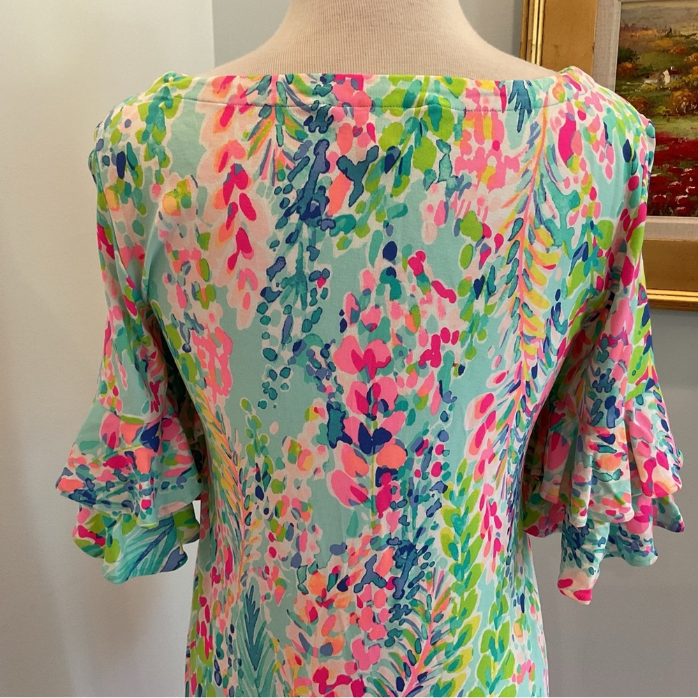 Lilly Pulitzer Lula Dress in Multi‎ Catch the Wave print - Picture 6 of 10
